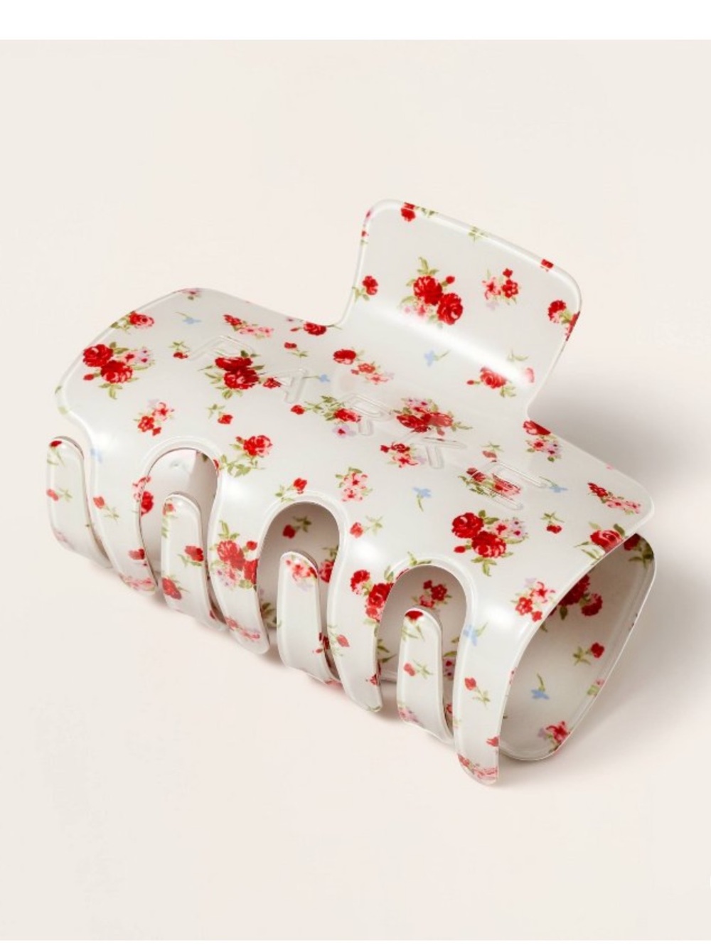 Parke x Target Claw Clip Cream Floral